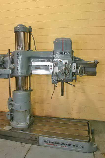 4' X 11 CARLTON RADIAL ARM DRILL