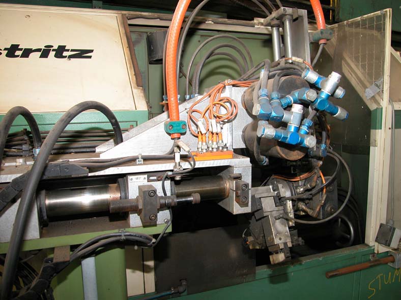 LEISTRITZ No. PW3.065.1.500 3-SPINDLE CNC MOTOR SHAFT THREADING WHIRLING MACHINE