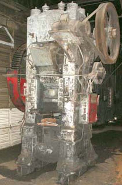 600 Ton TOLEDO Knuckle Joint Press, 4 Str, 30 SPM