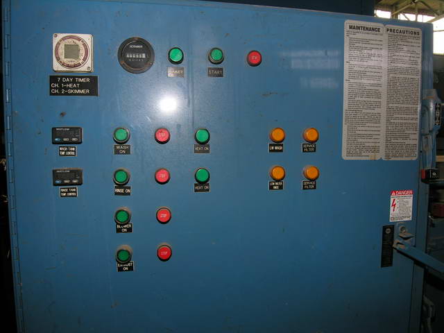 KEMAC #BMW-12/12-BC1-2-E Parts Washer, 3-Stage, 12 x 12 Opening, 5 Hours, 3 HP