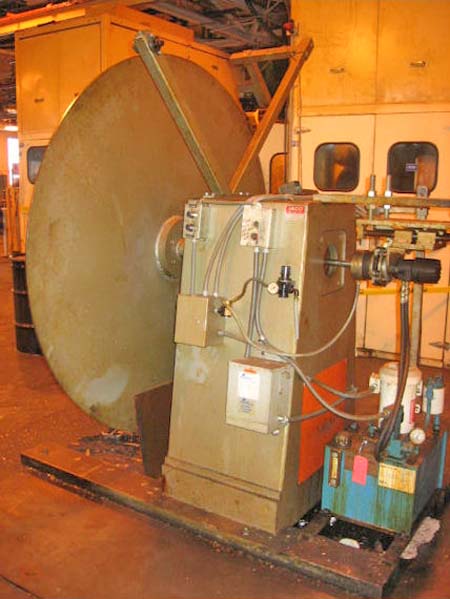4,000 Lb JACO #JVRE-4016 Motorized Uncoiler, 16 Mandrel, 13 to 17 ID, 72 OD