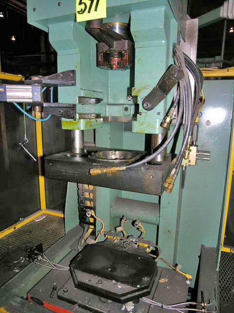 3 ADDISON-MCKEE #FM-70 Vert I/O Tube End Sizing Machine, 16 x 13 Bed, 2003