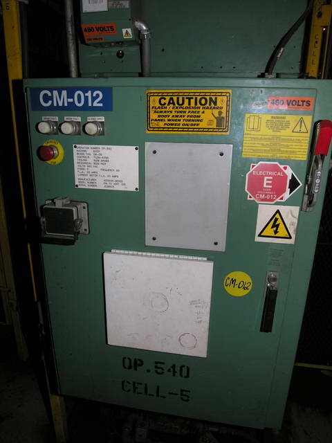 3 ADDISON-MCKEE #FM-70 Vert I/O Tube End Sizing Machine, 16 x 13 Bed, 2003