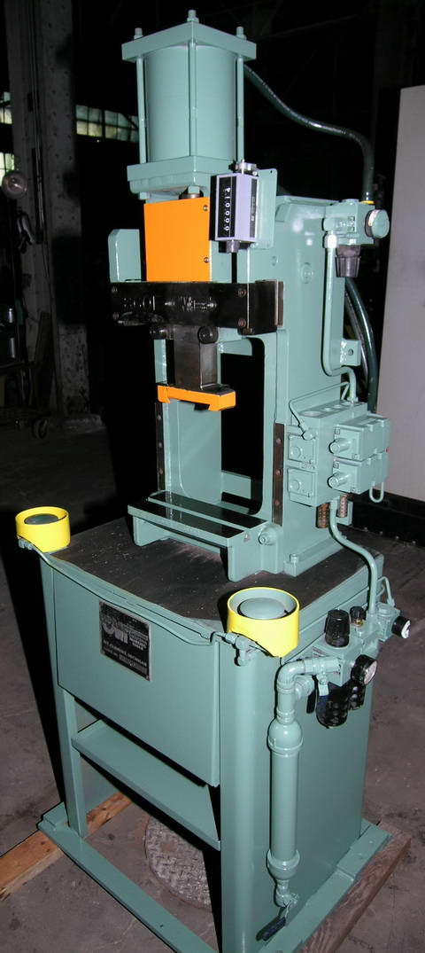 #860 COLUMBIA MARKING TOOLS Roll Stamp Marking Machine, 3 Str, 3-1/2 Roll Str