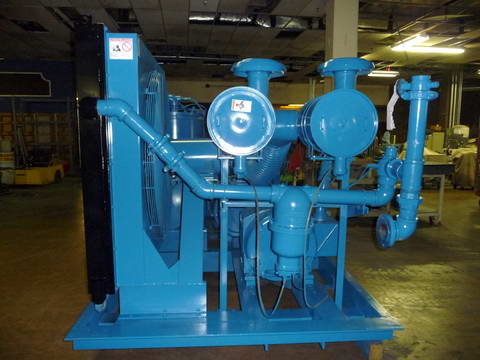 1500 CFM, 125 PSIG QUINCY #QSI-1500 Air Compressor, Air Cooled, 350 HP, 2001