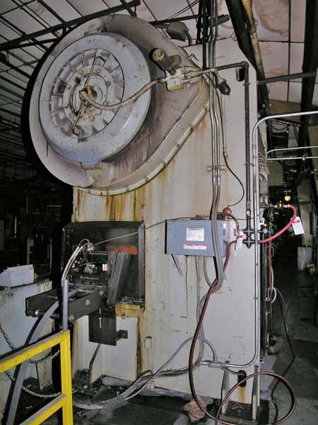 150 Ton, MINSTER G2-150-72-30 DOUBLE CRANK GAP, 4 STR., 0-90 SPM, 23.5 SH.