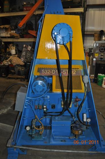 13,000 Lb PERFECTO #RS10-24M Uncoiler, 19.5 to 24.5 ID, 60 OD, 34 Mandrel