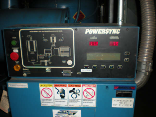 750 CFM @ 100 PSIG QUINCY #QSI-750 Air Compressor, Air Cooled, 150 HP