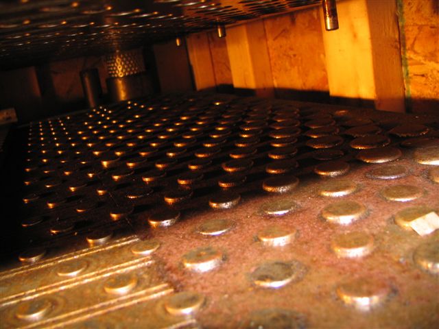 1/2 X 1.25 x 1.25 BURR OAK 30 ROW FINN DIE, WAFFLE & RIPPLE EDGE