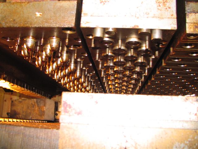 1/2 X 1.25 x 1.25 BURR OAK 30 ROW FINN DIE, WAFFLE & RIPPLE EDGE