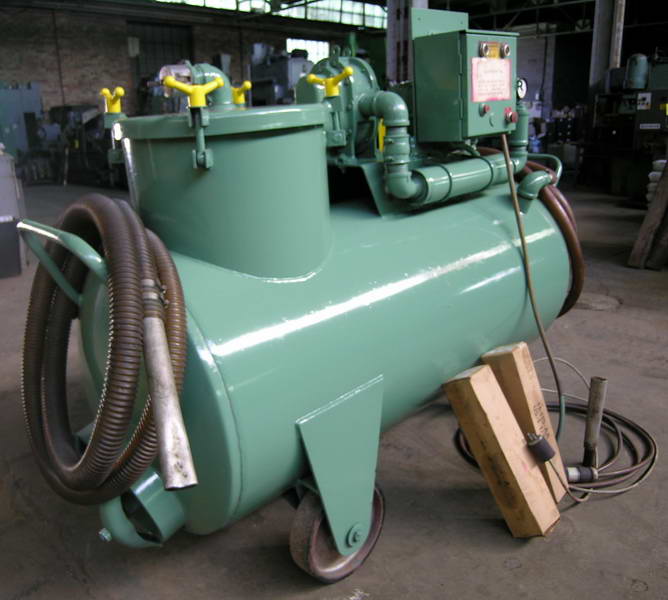 Portable Sump Sucker, 200 Gallon, 5 HP Motor With Universal Silencer