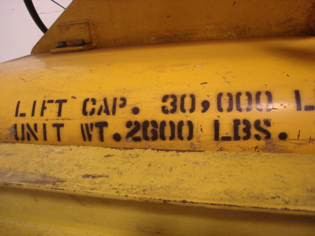 30,000 Lb ACCO WRIGHT Coil Lifter, Power Grip & Rotation, 60 OD