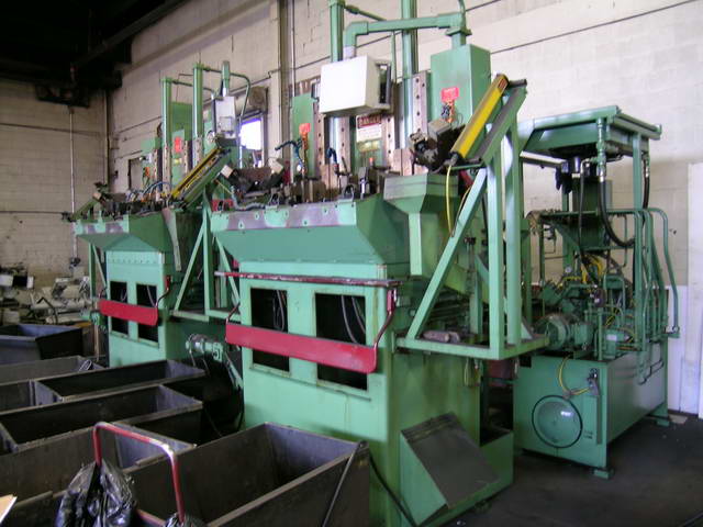 5 Ton OHIO BROACH CO MODEL #DRVS-554 DUAL RAM VERTICAL SURFACE BROACH, 1999,