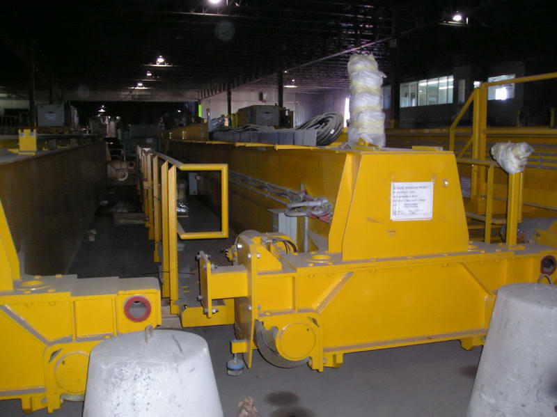 110 Ton Bridge Crane, Dual 66 Ton Hoists, 51' Span, 35' Lift, (4) Available
