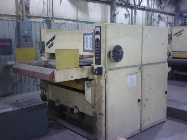 51 CEMCO #URR-4252-MD Double Sided Belt Grinder, (2) Heads Per Side