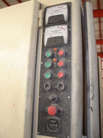 51 CEMCO #URR-4252-MD Double Sided Belt Grinder, (2) Heads Per Side