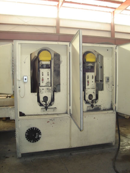 51 CEMCO #URR-4252-MD Double Sided Belt Grinder, (2) Heads Per Side