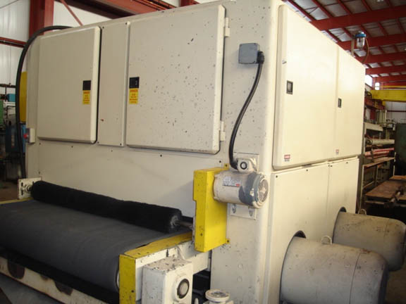 51 CEMCO #URR-4252-MD Double Sided Belt Grinder, (2) Heads Per Side