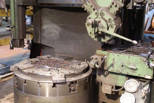 46 BULLARD DYNATROL VERTICAL TURRET LATHE