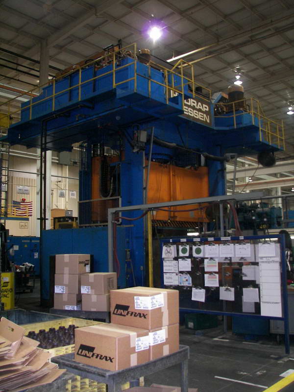 1800 Ton SCHULER HYDRAP Hydroforming Press, 43 Str, 130 x 98 Die, 542 HP