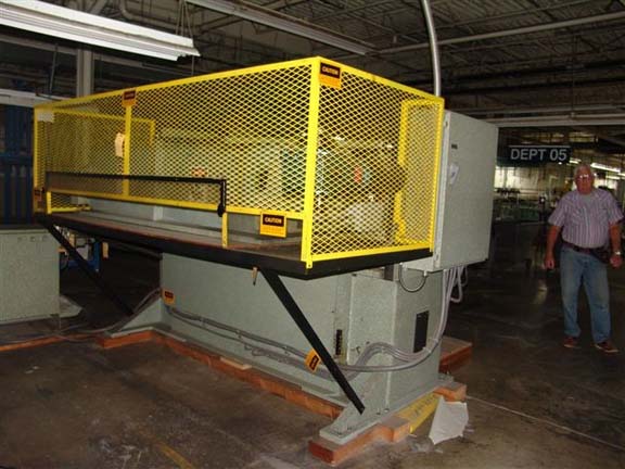 110 Ton SCHWABE No. RH-110 HYDRAULIC DIE CUTTING MACHINE, 1987,