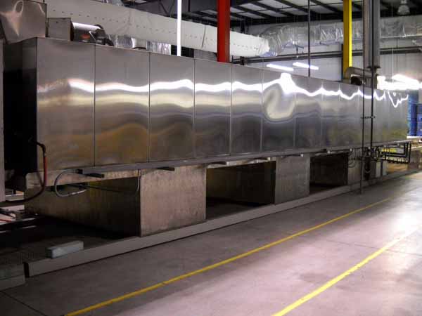 FALCON FINISHING CONTINUOUS BELT WASHER & DRY OFF OVEN, 2005,