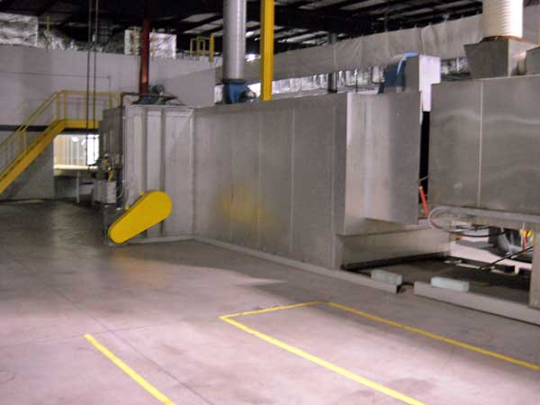 FALCON FINISHING CONTINUOUS BELT WASHER & DRY OFF OVEN, 2005,