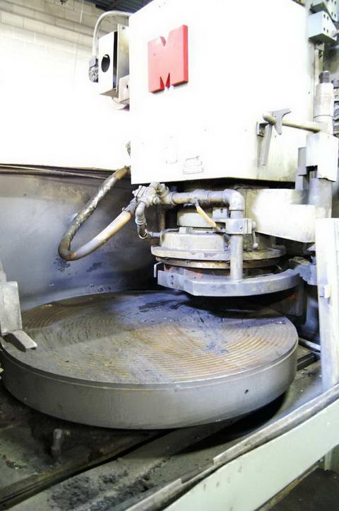 48 MATTISON #24 Rotary Surface Grinder, 56 Inside Guard, 24 Wheel, 100 HP