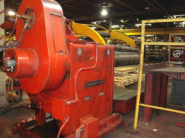 40,000 Lb CINCINNATI #CPRS 72-40 Uncoiler, 16 to 24 ID, Hyd Expansion