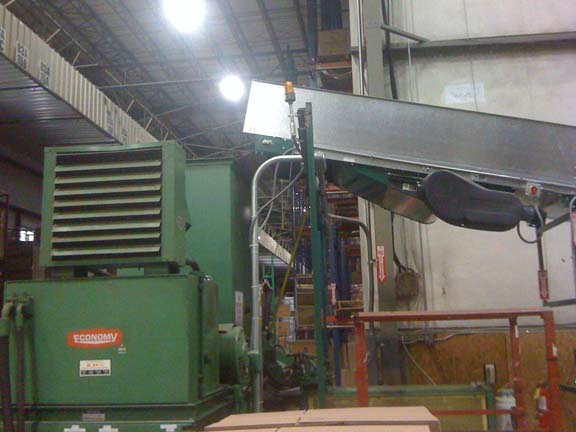 ECONOMY (AMBACO) No. 5042AT960 LARGE MOUTH FEED OPENING AUTO-TIE BALER, 1990,