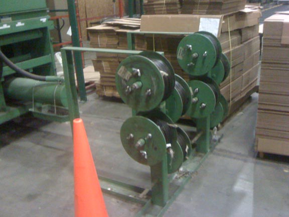 ECONOMY (AMBACO) No. 5042AT960 LARGE MOUTH FEED OPENING AUTO-TIE BALER, 1990,