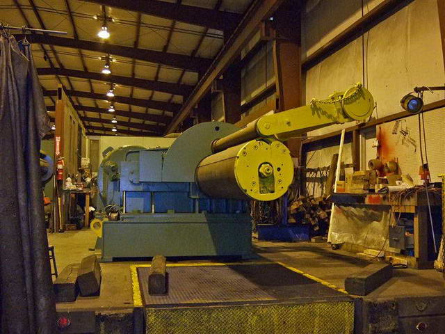 60,000 Lb PRO ECO Recoiler, 24 Dia x 83.5 Face Drum, 72 OD, 300 HP