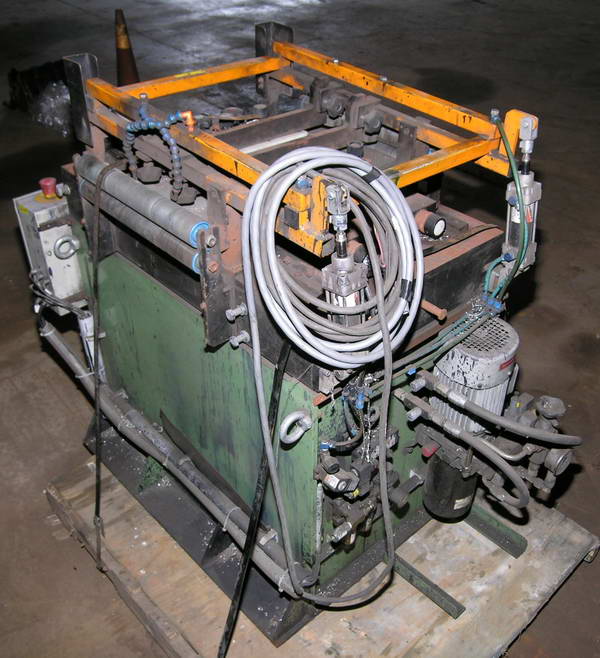JULIUS Model UNO-300 Coil Edge Preparation Machine, 11.8 Width Capacity