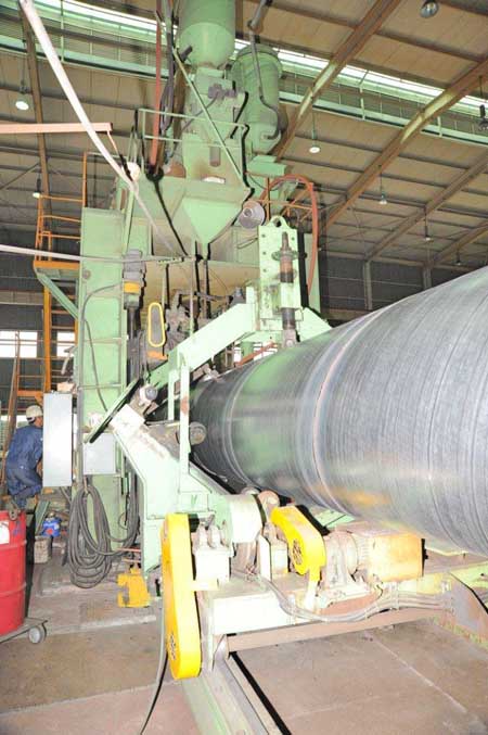 SAW SPIRAL PIPE MILL