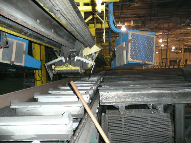 1350 Ton LAKE ERIE Alum Extrusion Line, 6 Billet Dia