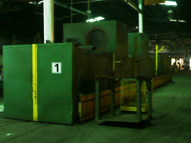 1350 Ton LAKE ERIE Alum Extrusion Line, 6 Billet Dia