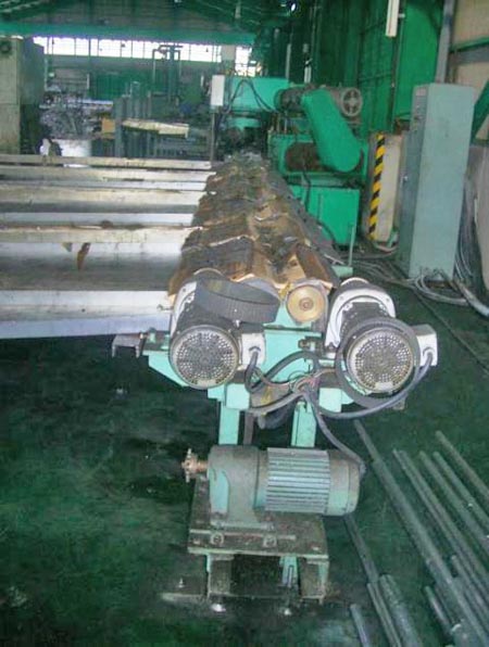 3 1/2 ISHIBASHI No. GIS-90 10-ROLL ROTARY TUBE STRAIGHTENER, 1989,