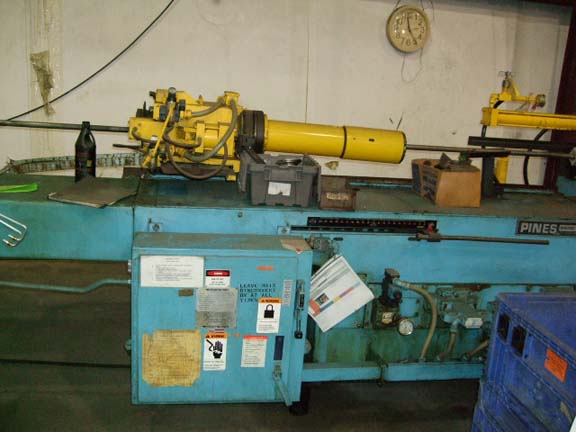 3 TELEDYNE PINES MODEL #2 HORIZONAL TUBE BENDER, 1984,
