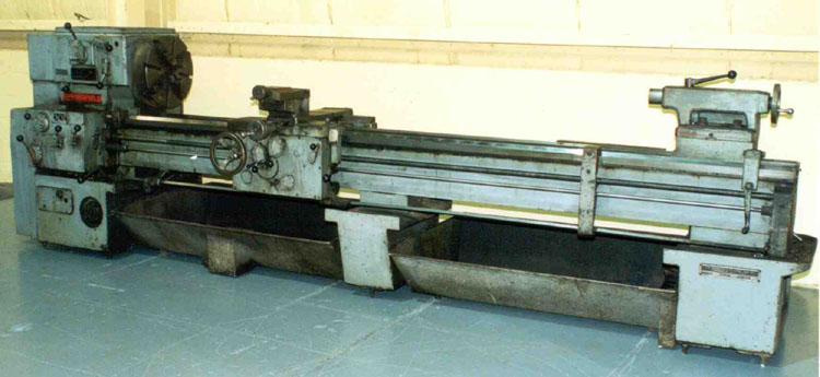 23 /16 x 132 cc SPRINGFIELD Engine Lathe, 1-3/4 Spdl Hole, 18 4-Jaw Chuck