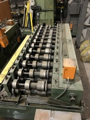 24-Stand TISHKEN Roll Former, 3 Spdl, 30 to 40 RS, 14 Horiz, 6 to 8 Vert
