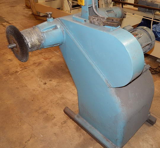 ROME Dbl End Grinder / Polisher, 1-1/4 Spdl Dia, 48 Bet Wheels, 5 HP
