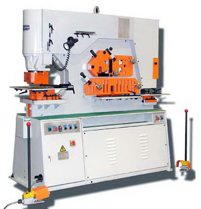 5-1/2 x 5-1/2 x 1/2 CUSTOM Ironworker, 90 Ton, 10 HP