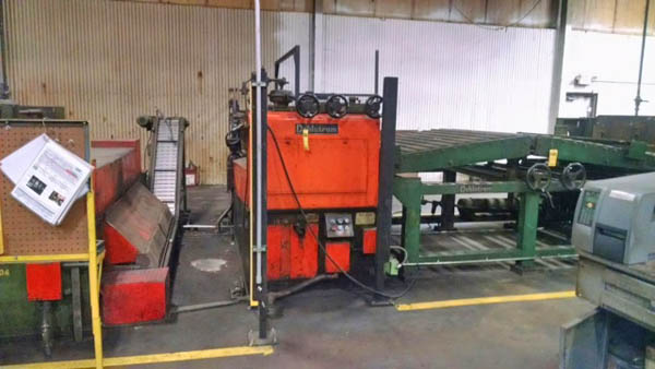 72 x .063 x 30,000 Lb DAHLSTROM Cut-To-Length Line, 8' Stacker, L-R Direction