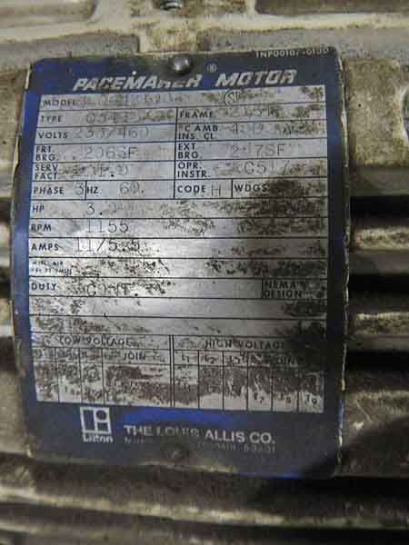3 HP HYDRAULIC PUMP