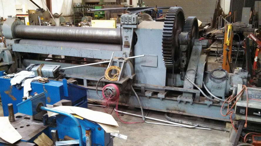 10' x 3/4 BERTSCH Plate Roll, 30 HP