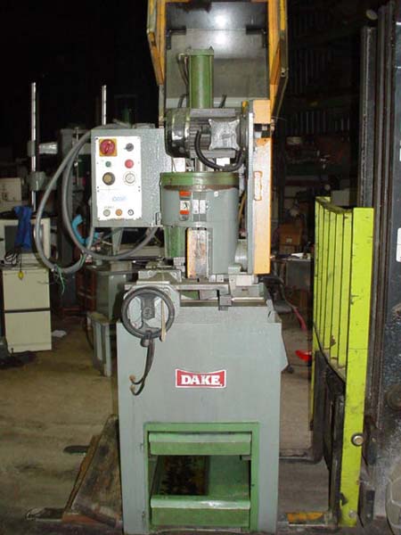 14-1/2 Blade DAKE Semi-Auto Non-Ferrous Cold Saw, 5 Tube, 4 Sq, 4 x 7 Rect