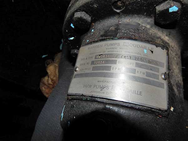 25 HP TANKER PUMP