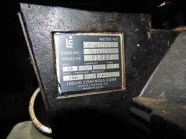 25 HP TANKER PUMP