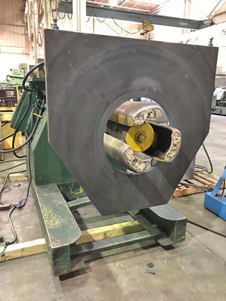 20,000 Lb AMERICAN Motorized Coil Reel, 18.5 -23 ID, 72 OD, 48 Width, 7.5 HP