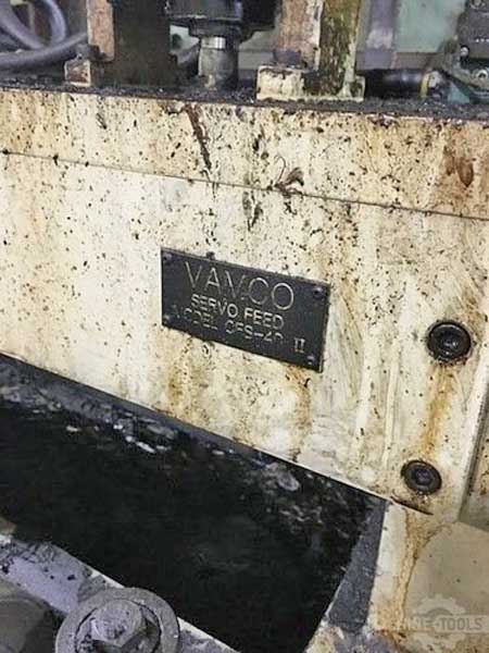40 W x .250 VAMCO Servo Feeder, 0 to 999.99 Length, Press Mounted